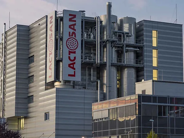 Werksgebäude der Lactosan