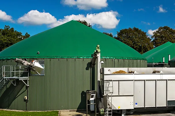 Biogasanlage auf Gut Hülsenberg