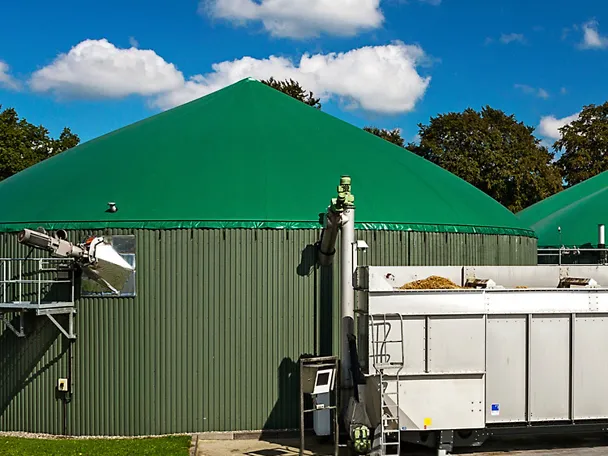 Biogasanlage auf Gut Hülsenberg