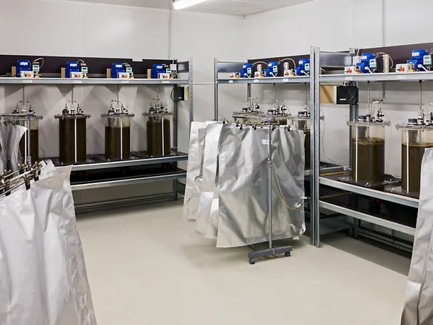 Biogas-Batchfermenter