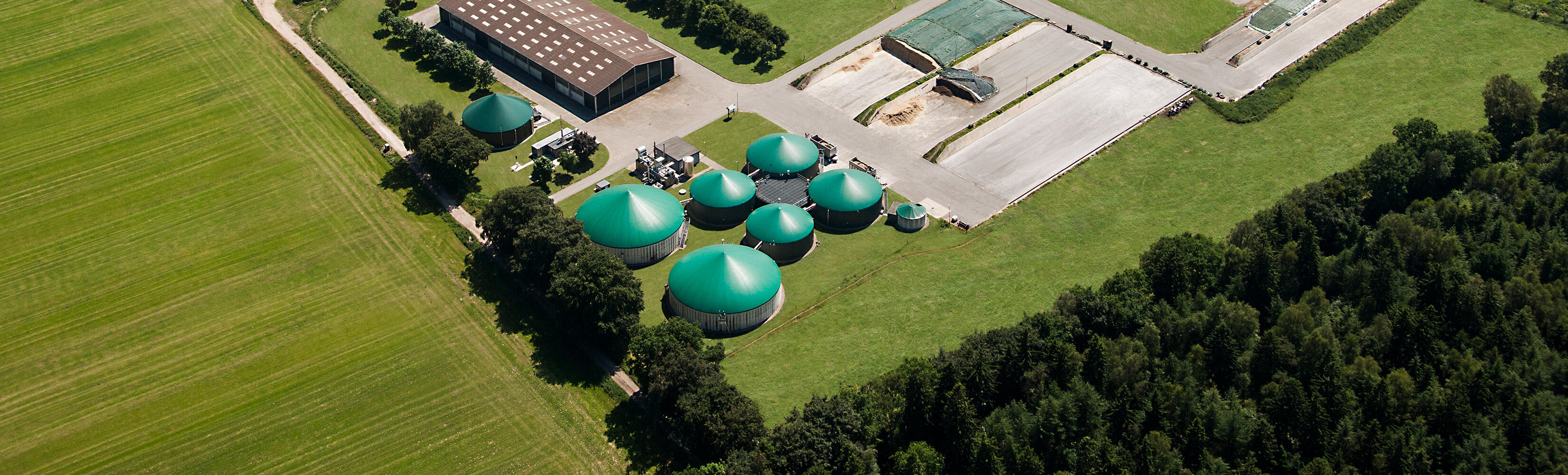 Luftbild Biogasanlage Gut Hülsenberg Luftbild Biogasanlage Gut Hülsenberg