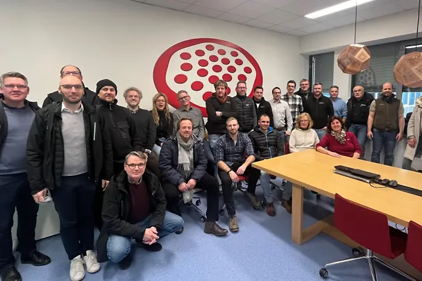 Besichtigung bei Lactosan - Teamfoto Besichtigung bei Lactosan - Teamfoto