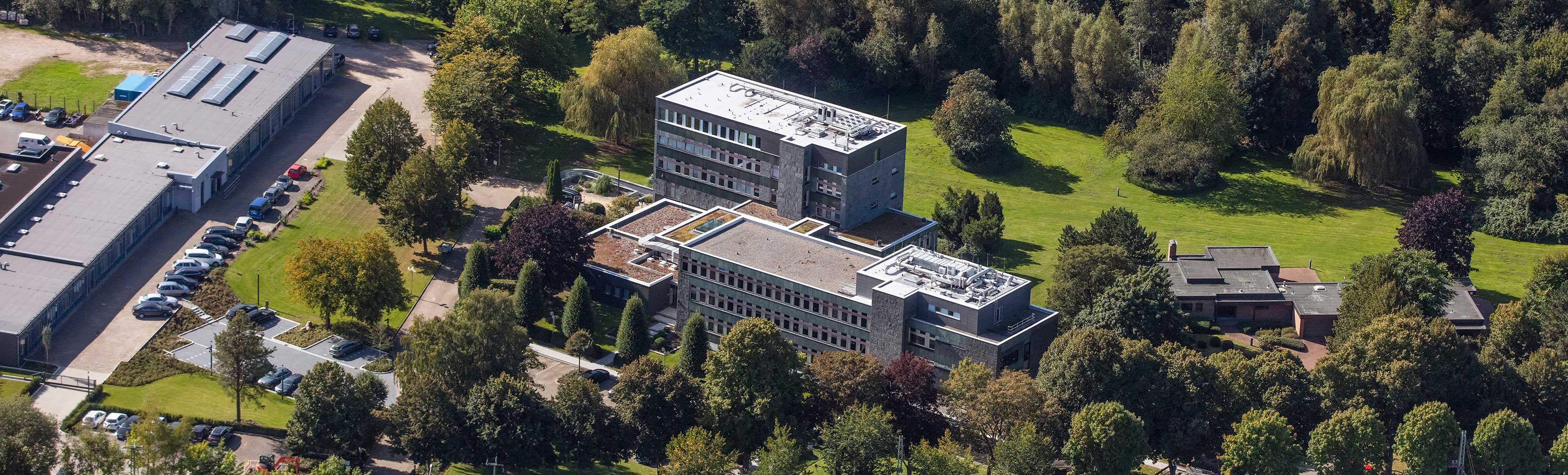 Luftbild der Zentrale in Pinneberg 