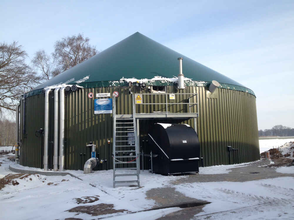 Biogasanlage Winter