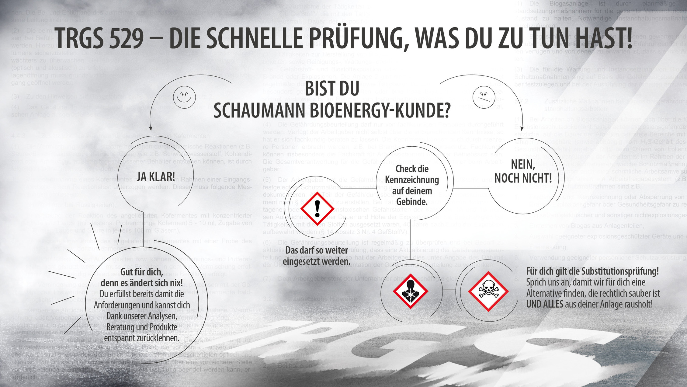 TRGS 529 Entscheidungsbaum